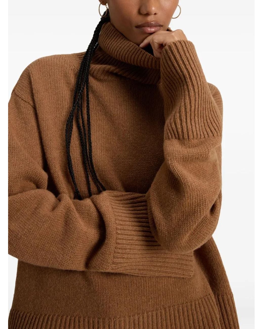 Woolrich Wollen Coltrui in het Brown