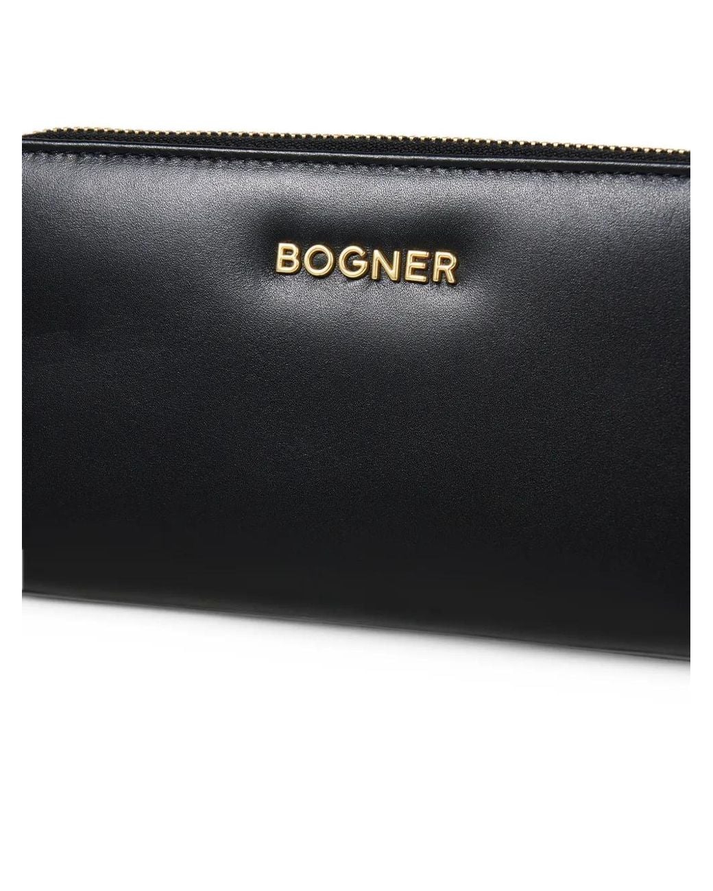 Bogner Black Loges Grandes Ela Leather Wallet