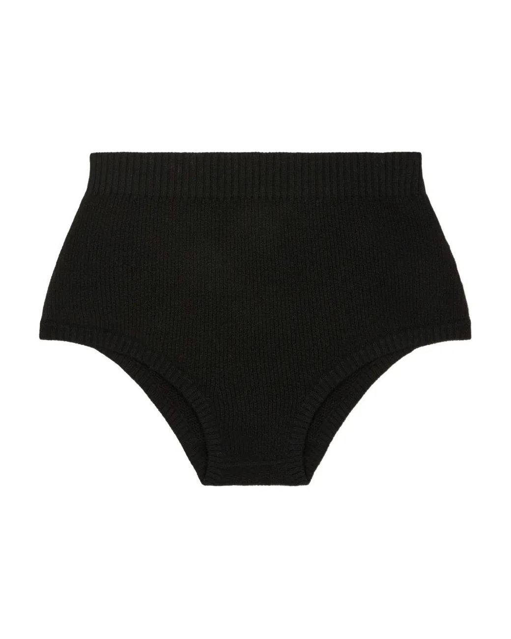 Alanui Black Cashmere-Blend Shorts