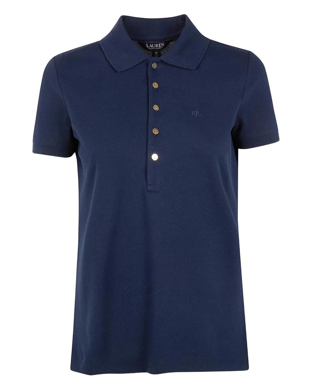 Ralph Lauren Blue "Kiewick" Knit Polo Shirt