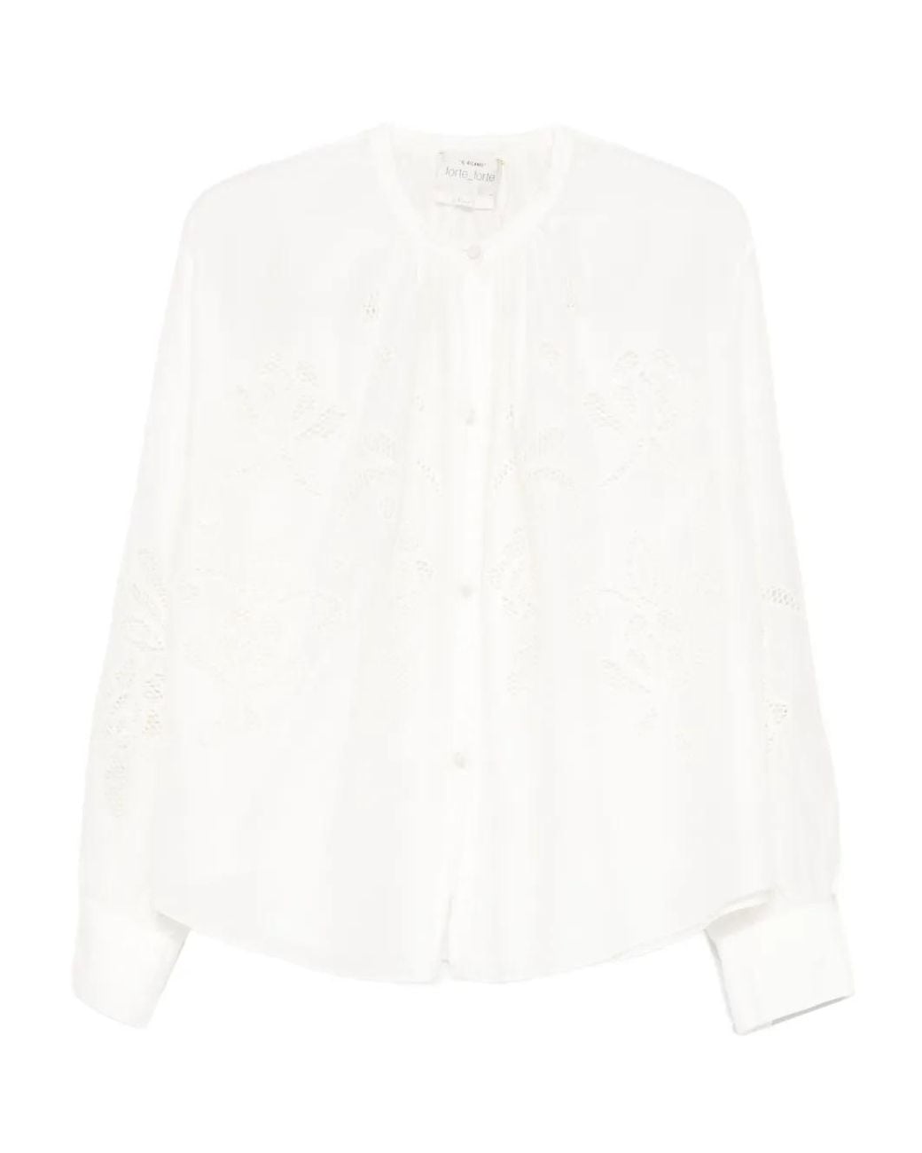 Forte_forte White Embroidered Shirt