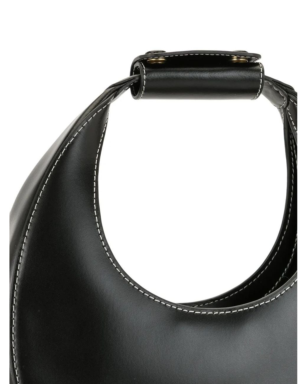 Staud Black Moon Tote Aus Leder