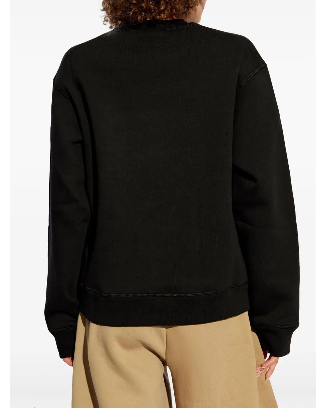DSquared² Black Icon-Print Sweatshirt