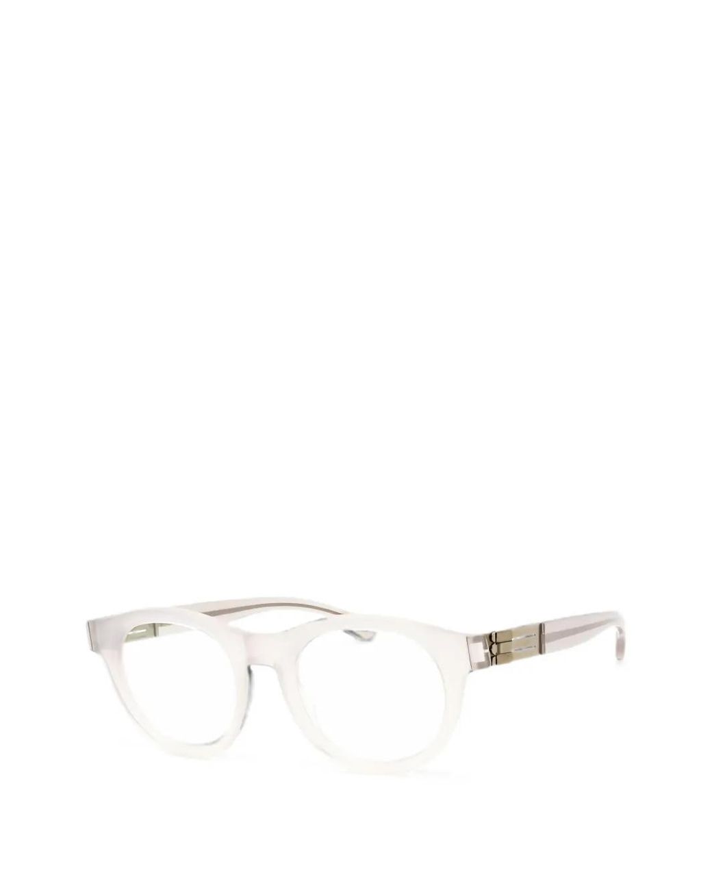Ic! Berlin Natural Round-Frame Glasses