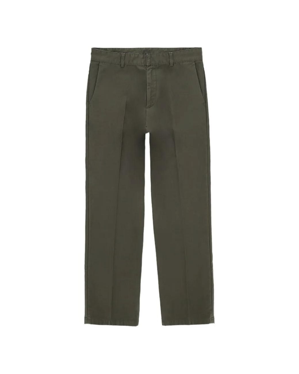 Fortela Green Maine Cotton Chino Trousers for men