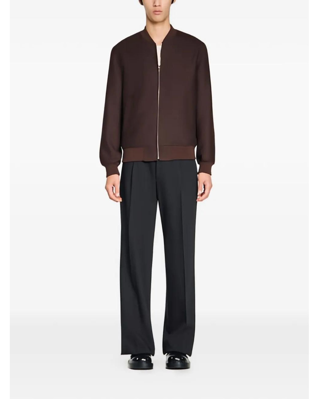 Sandro Black Zip-Up Jacket for men