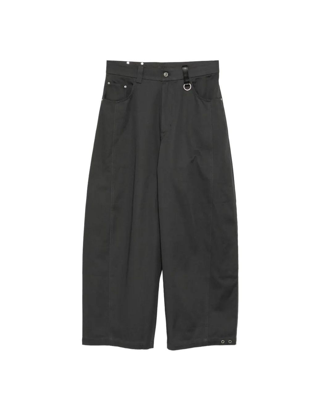 TEAM WANG design Gray Reset Wide-Leg Trousers