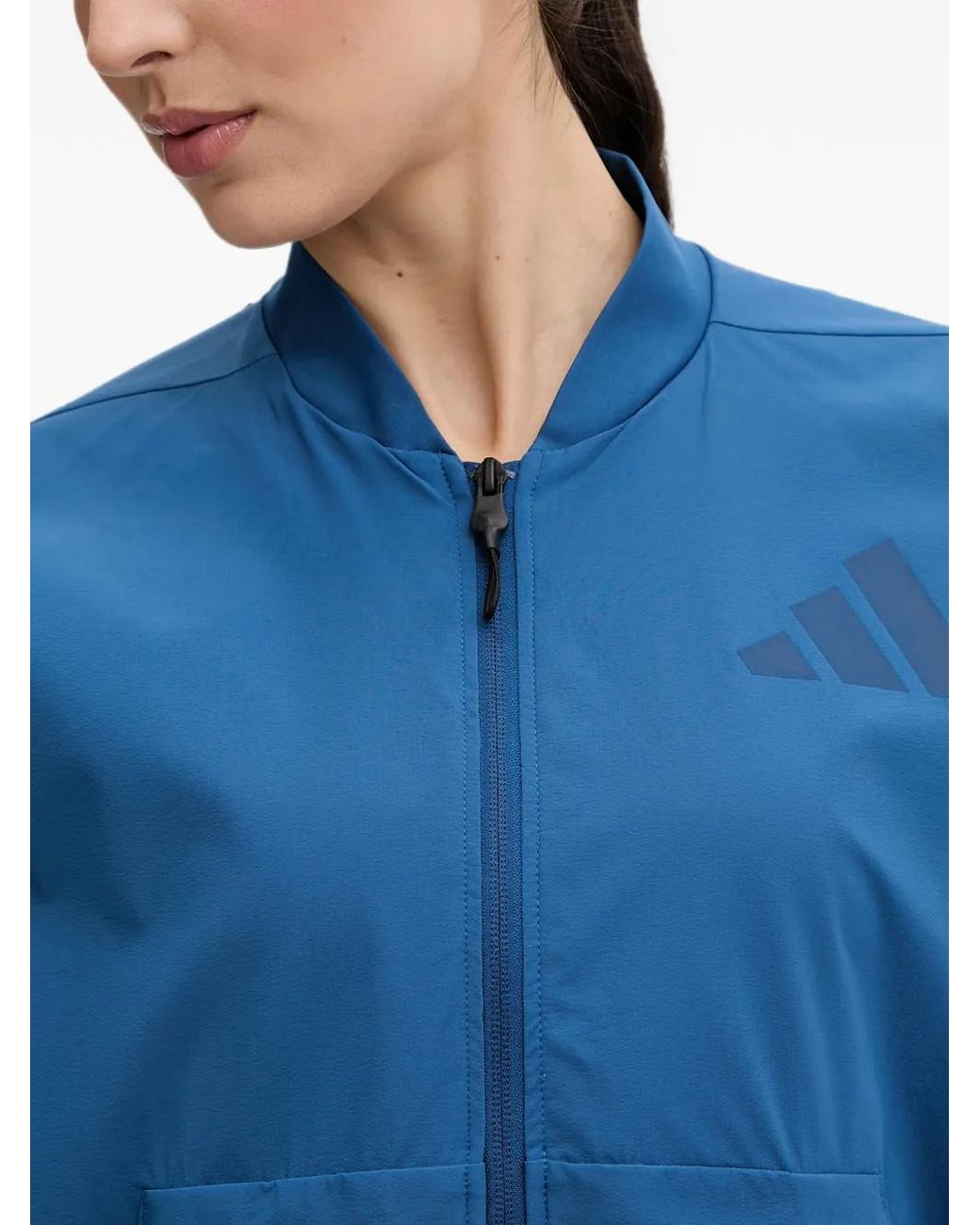 Adidas Blue Z.N.E. Woven Bomber Jacket