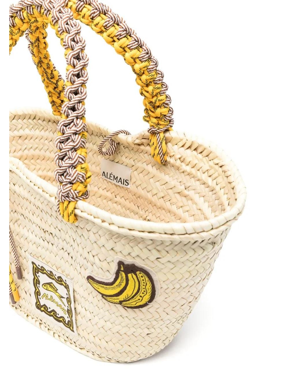 ALÉMAIS Metallic Midi Mona Tote Bag