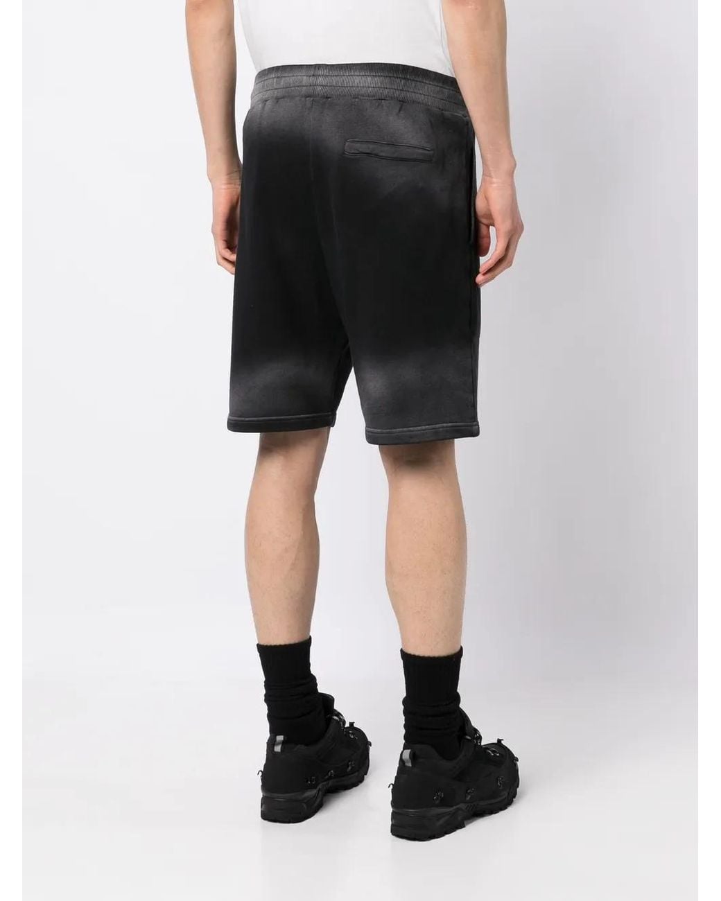 A_COLD_WALL* Black Elasticated-Waist Track Shorts for men