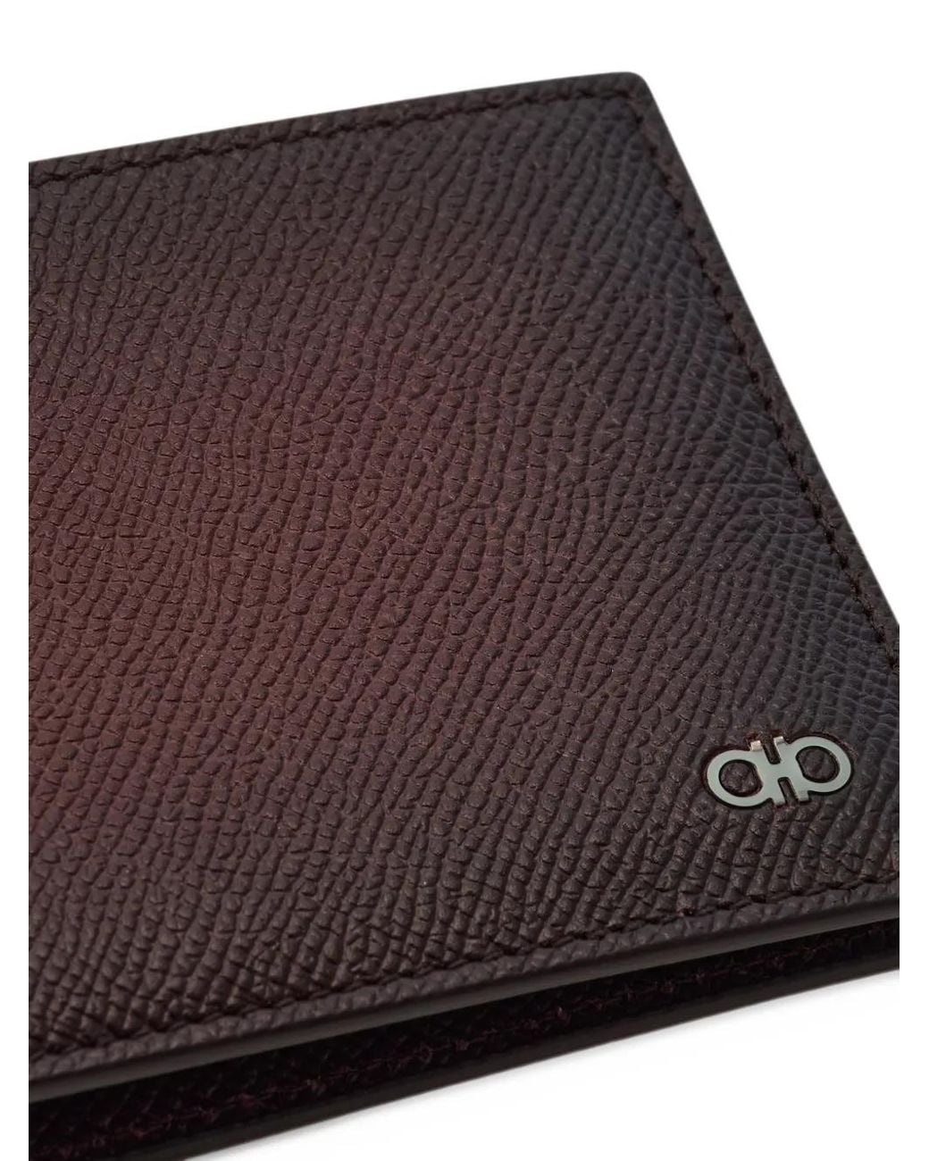 Ferragamo Brown Gancini Wallet for men