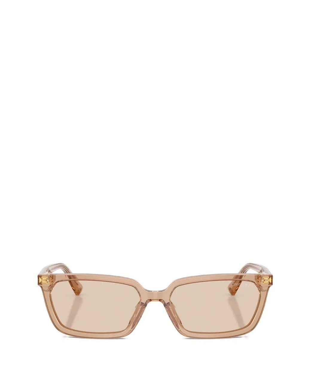 Jimmy Choo Natural Square-Frame Sunglasses