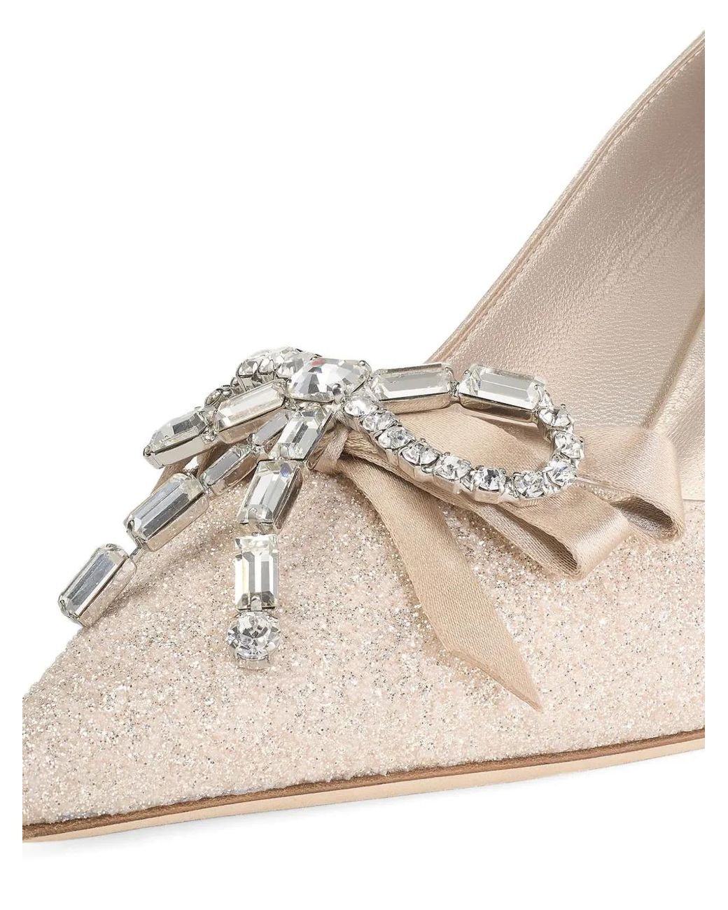 Jimmy Choo Natural Escarpins Auria À Détail De Nœud