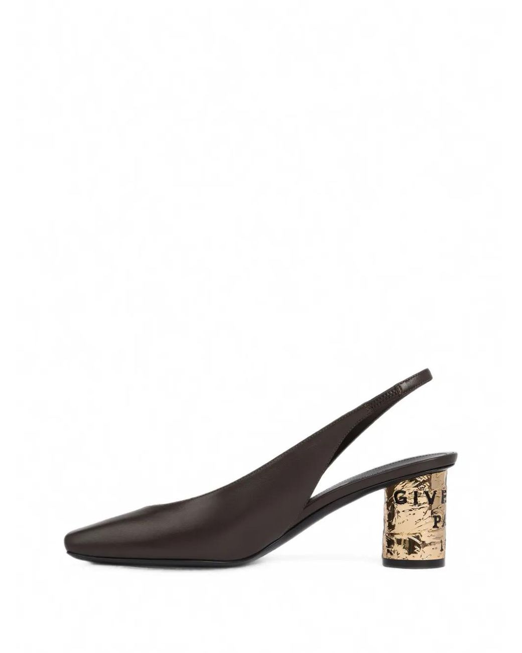 Givenchy Brown Tape Slingbacks