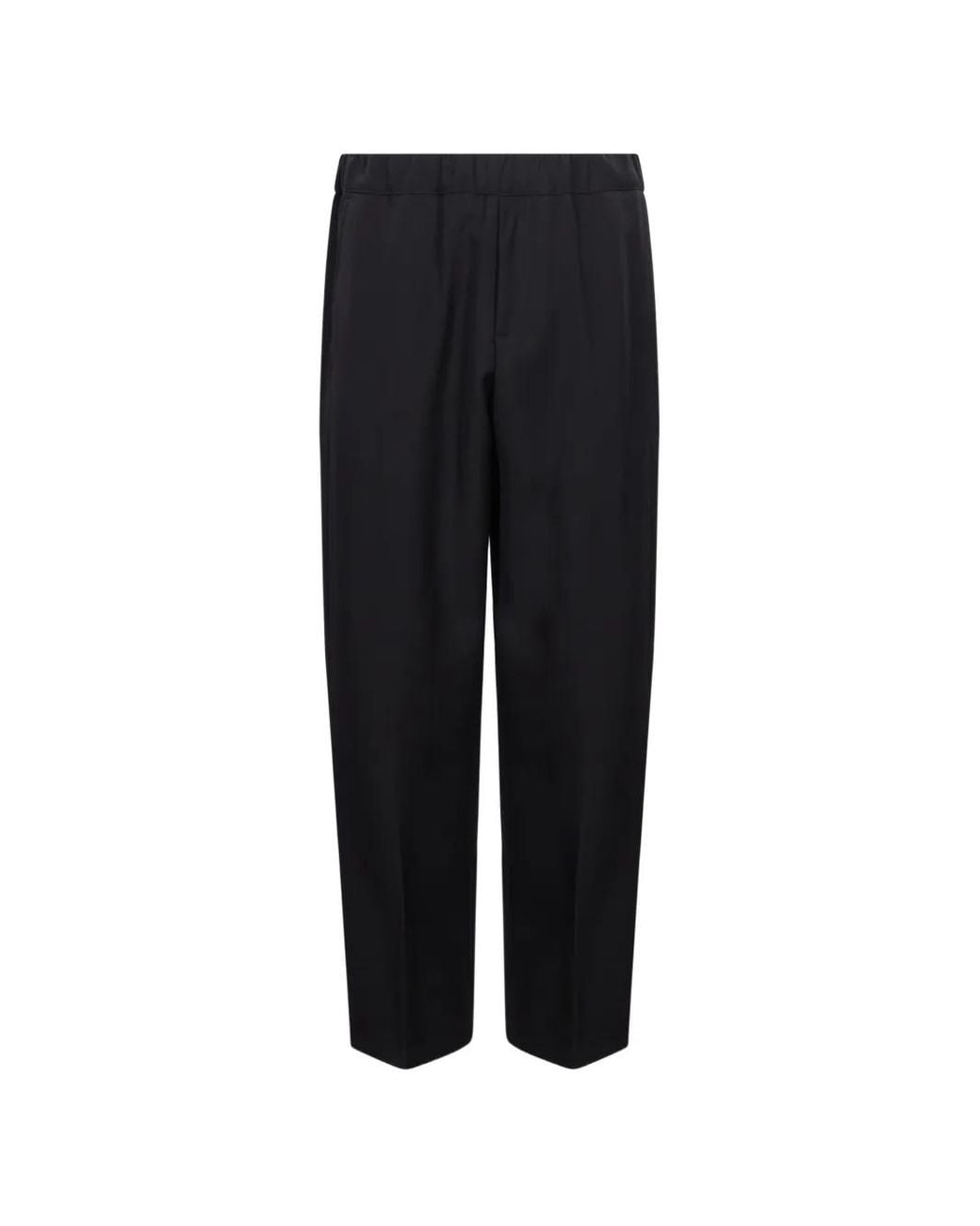 Costumein Black Pantalon Droit À Plis Marqués for men