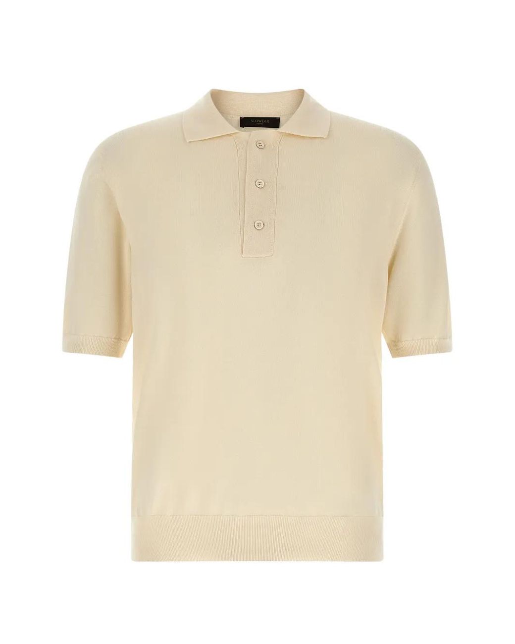 Zanone Natural Polo À Manches Courtes for men