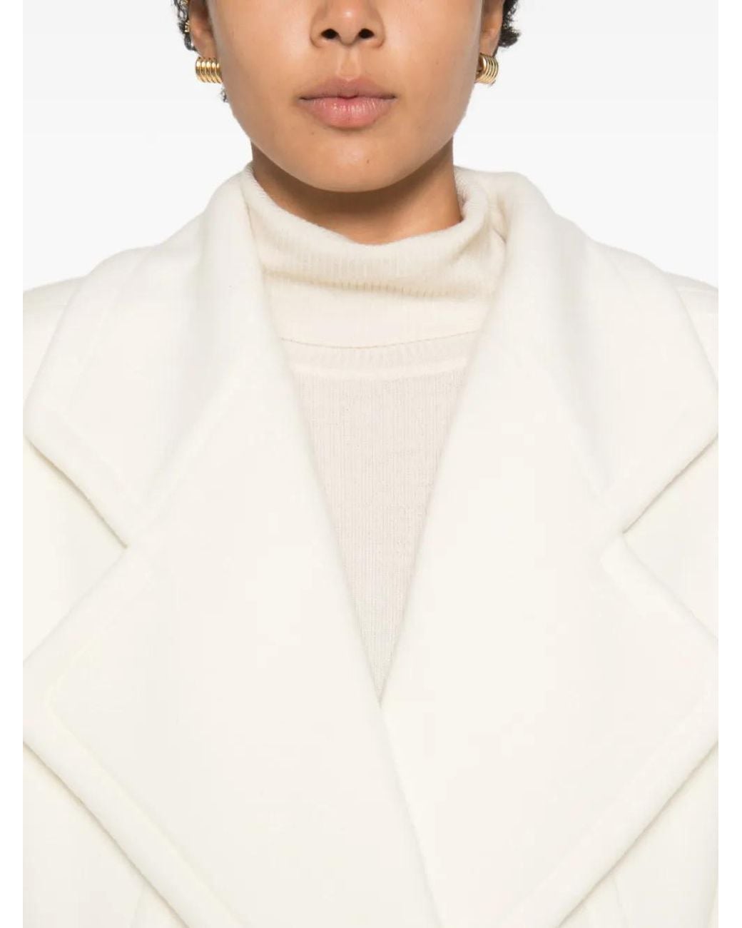 Stella McCartney White Double-Breasted Jacket