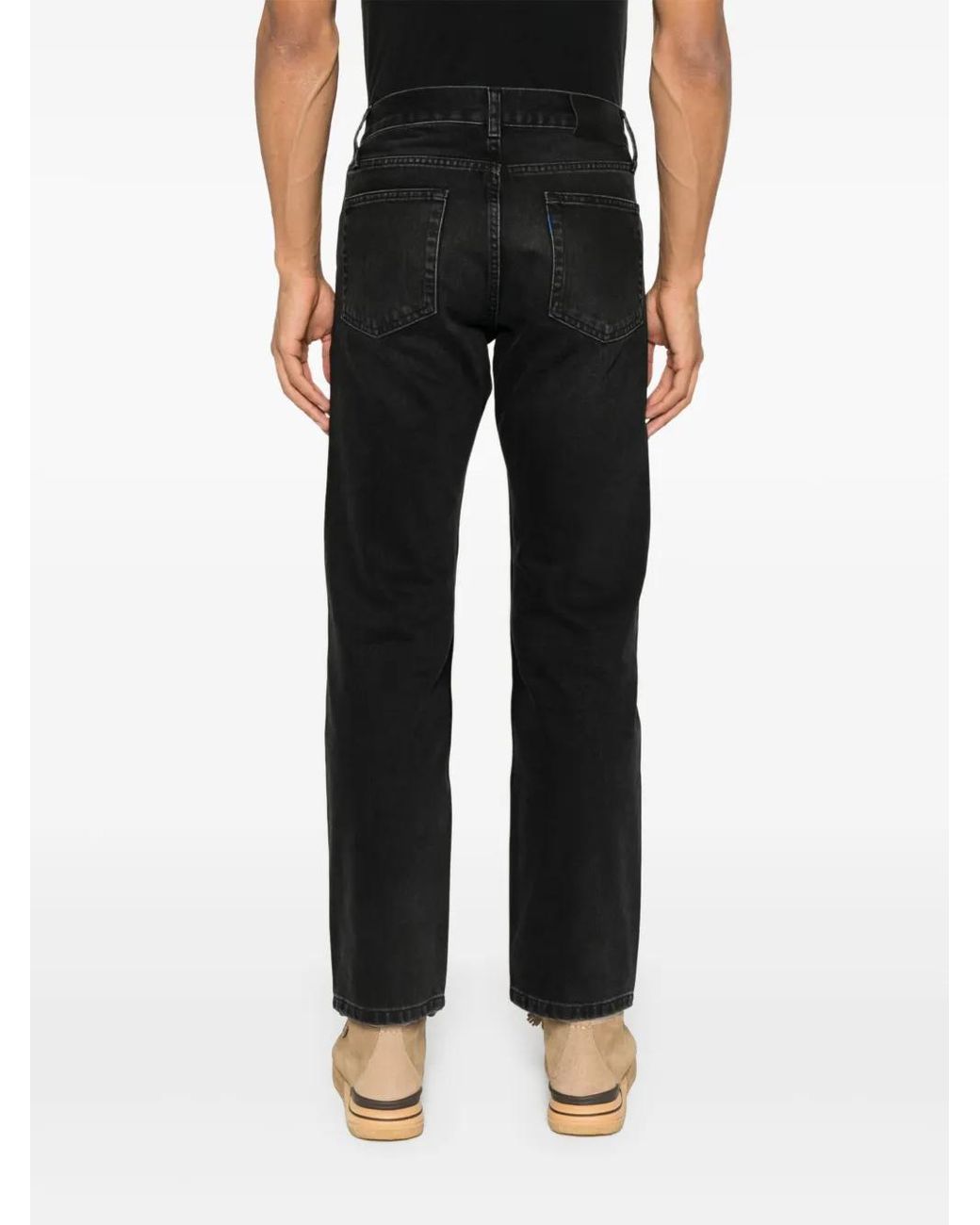 NN07 Black Sonny 1866 Straight-Leg Jeans for men