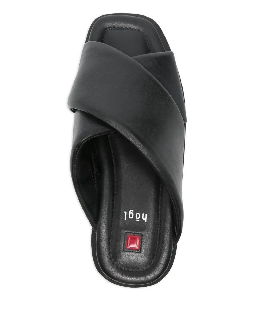 Högl Gray Cathryn Crossover-Strap Sandals