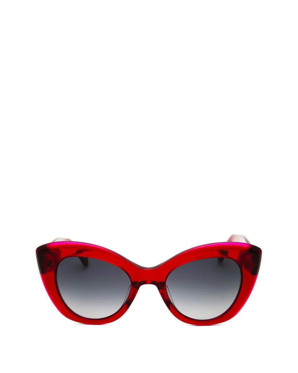 Kate Spade Red Dominica Cat-Eye Sunglasses