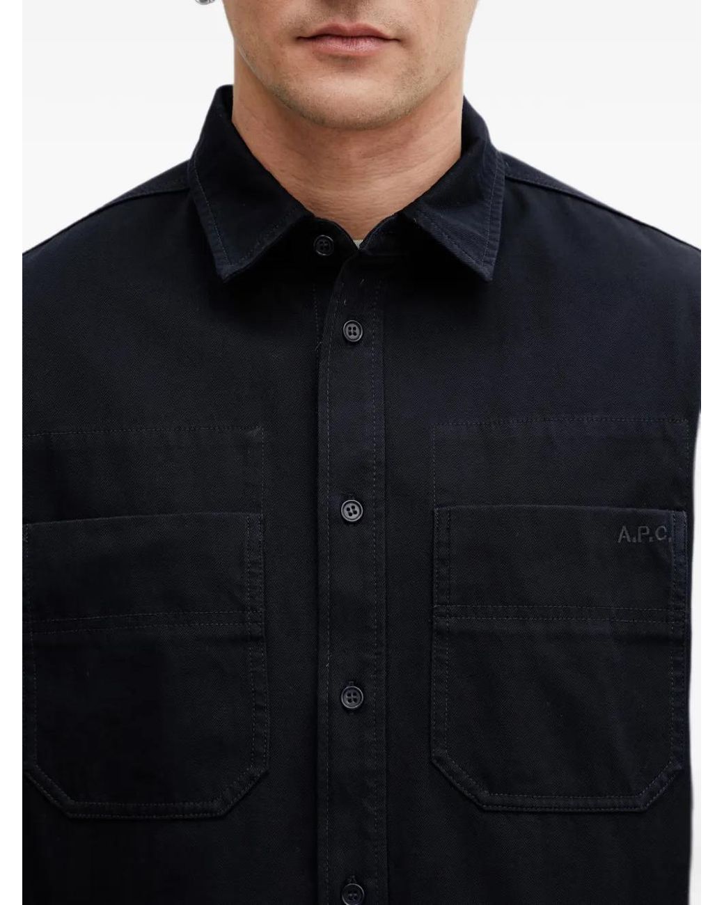 A.P.C. Blue Noah Jacket for men