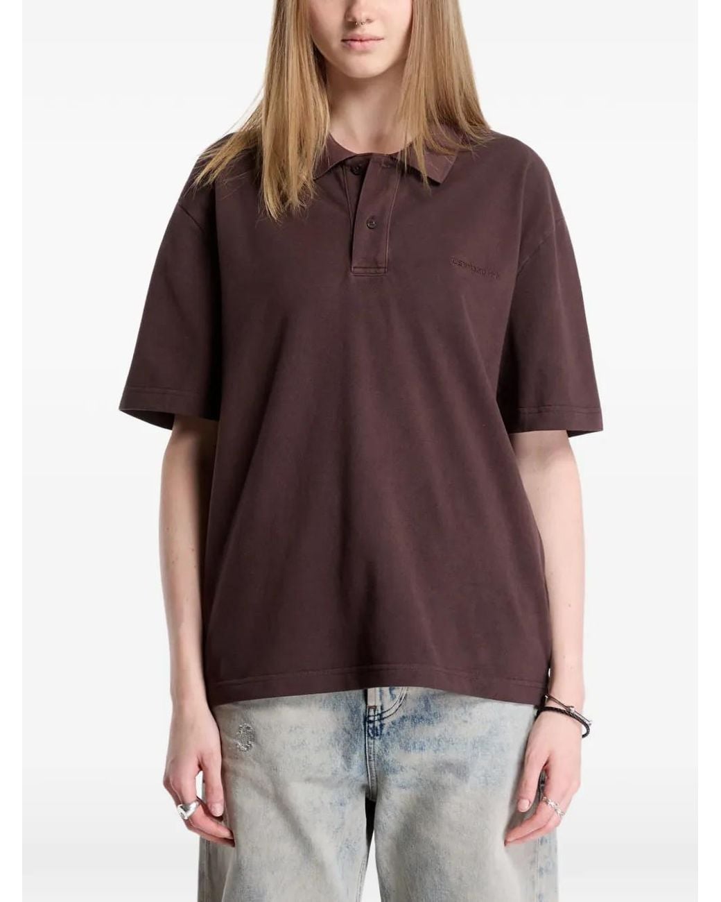 Polo Wayne Carhartt de color Brown