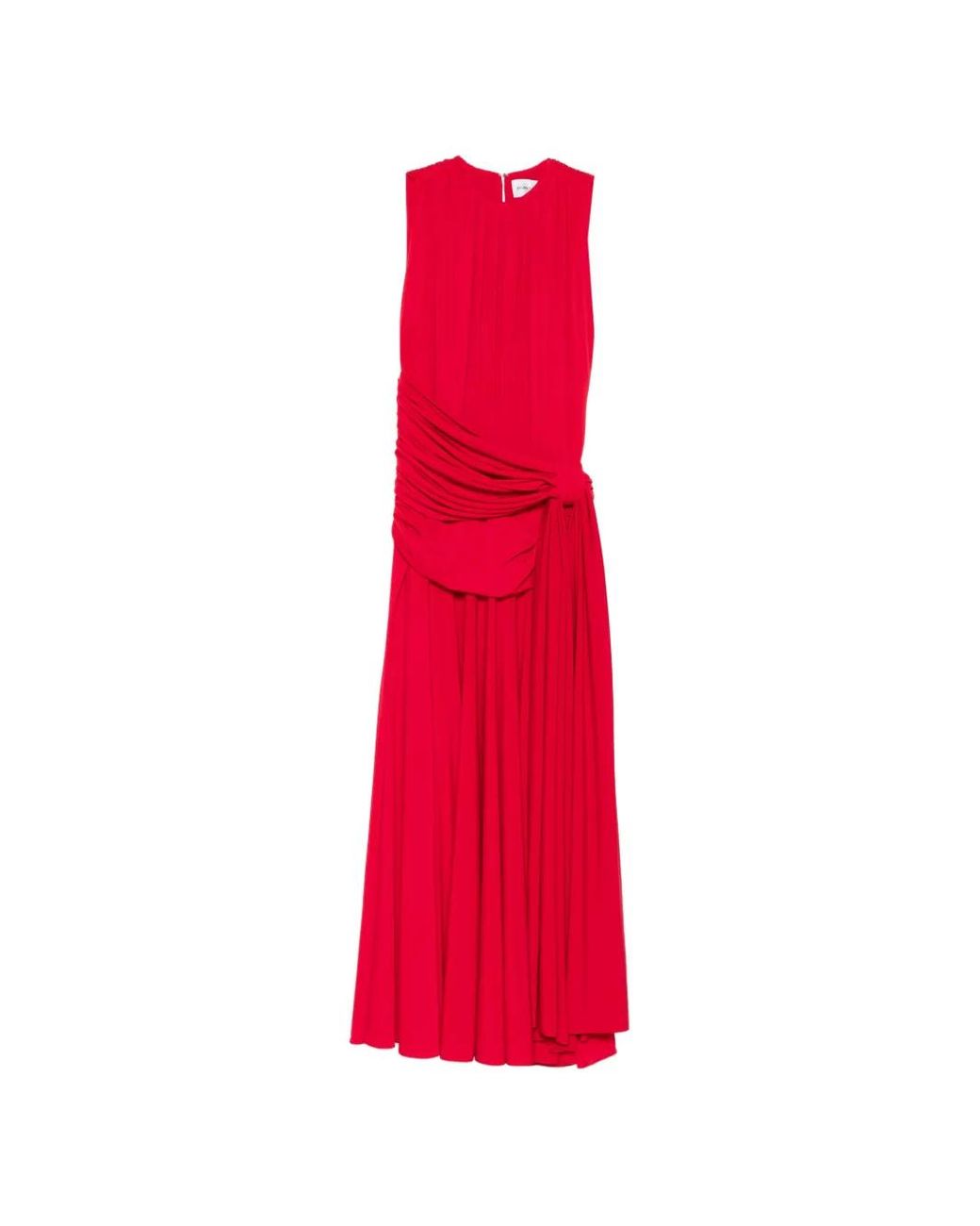 Brandon Maxwell Red Isadora Dress
