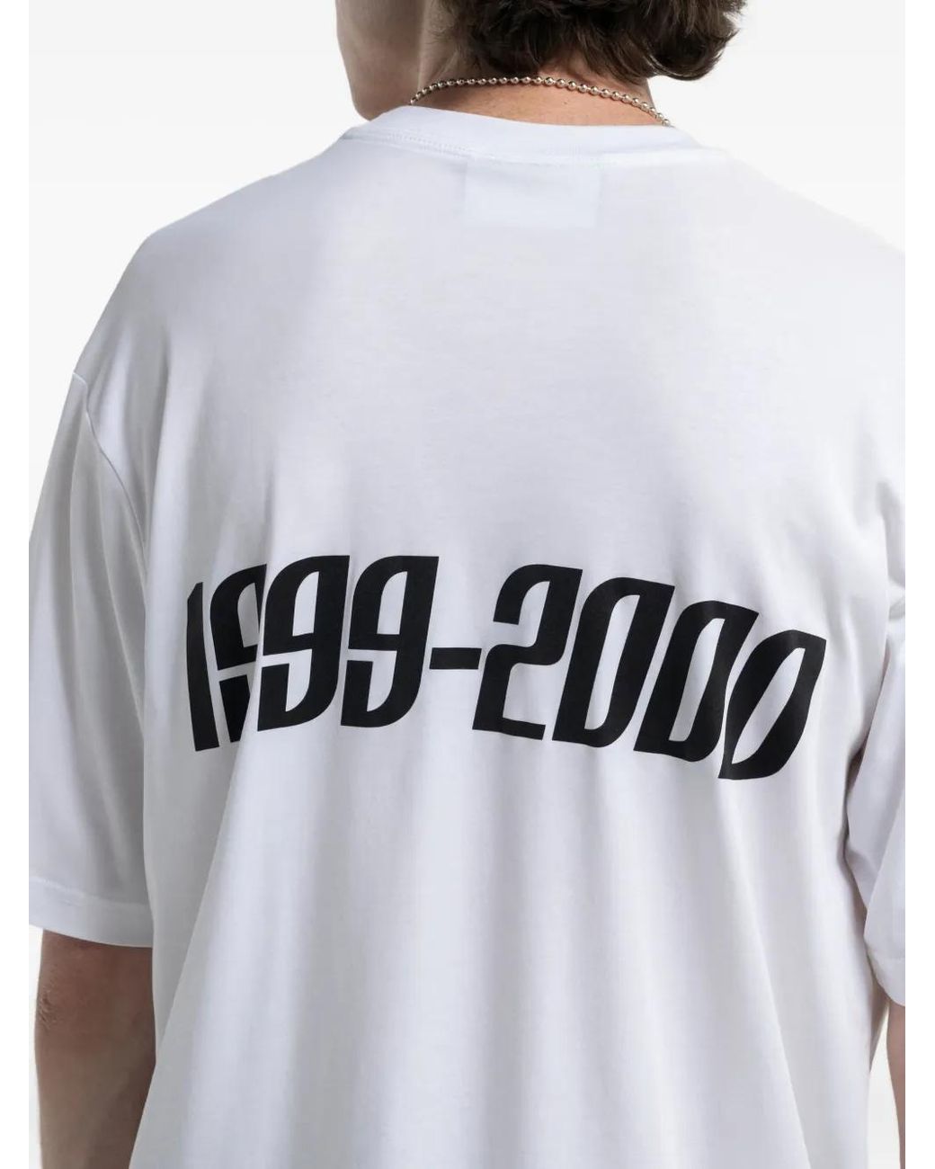 Song For The Mute White Logo-Print T-Shirt for men