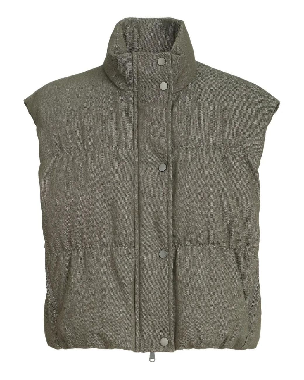 Brunello Cucinelli Green Down Vest