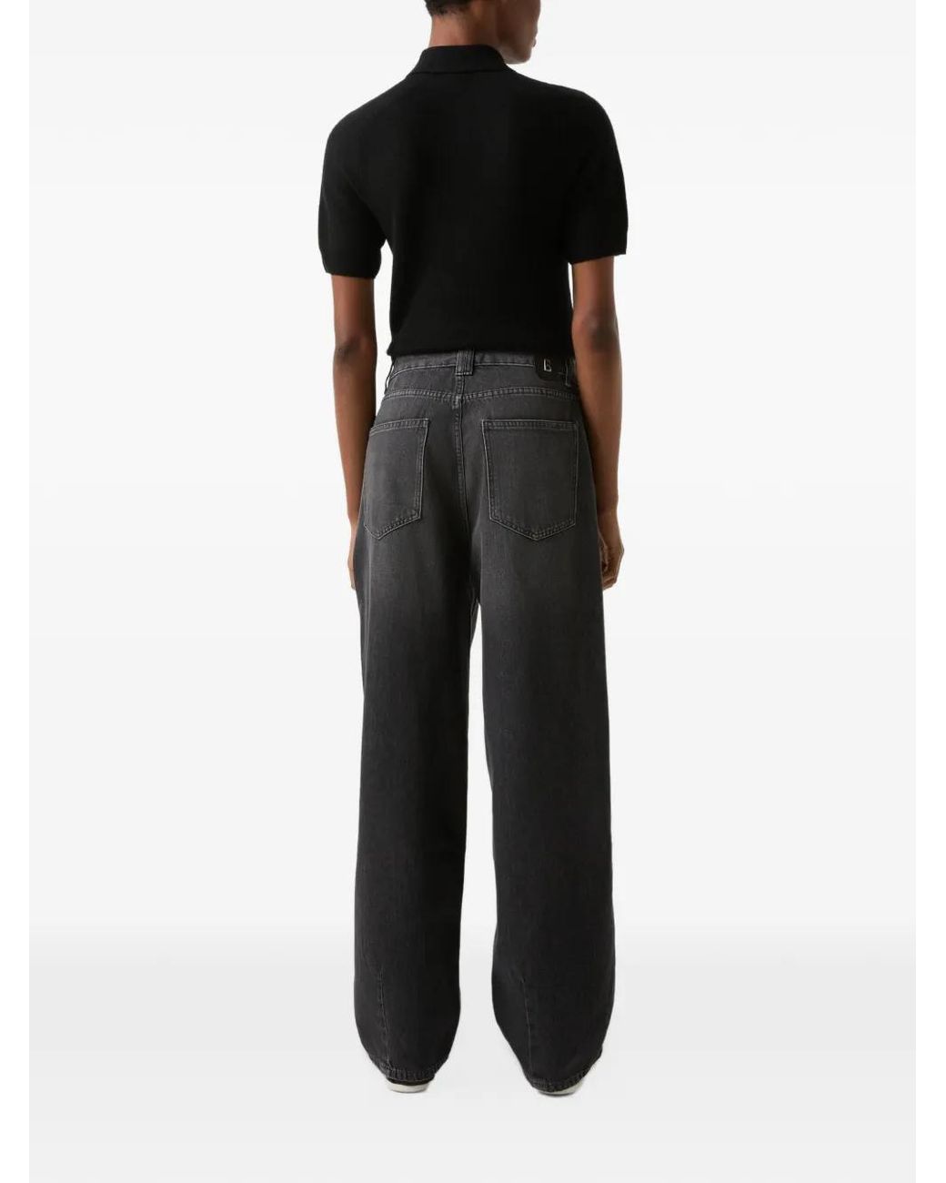 Bogner Black Bina Barrel-Fit Jeans
