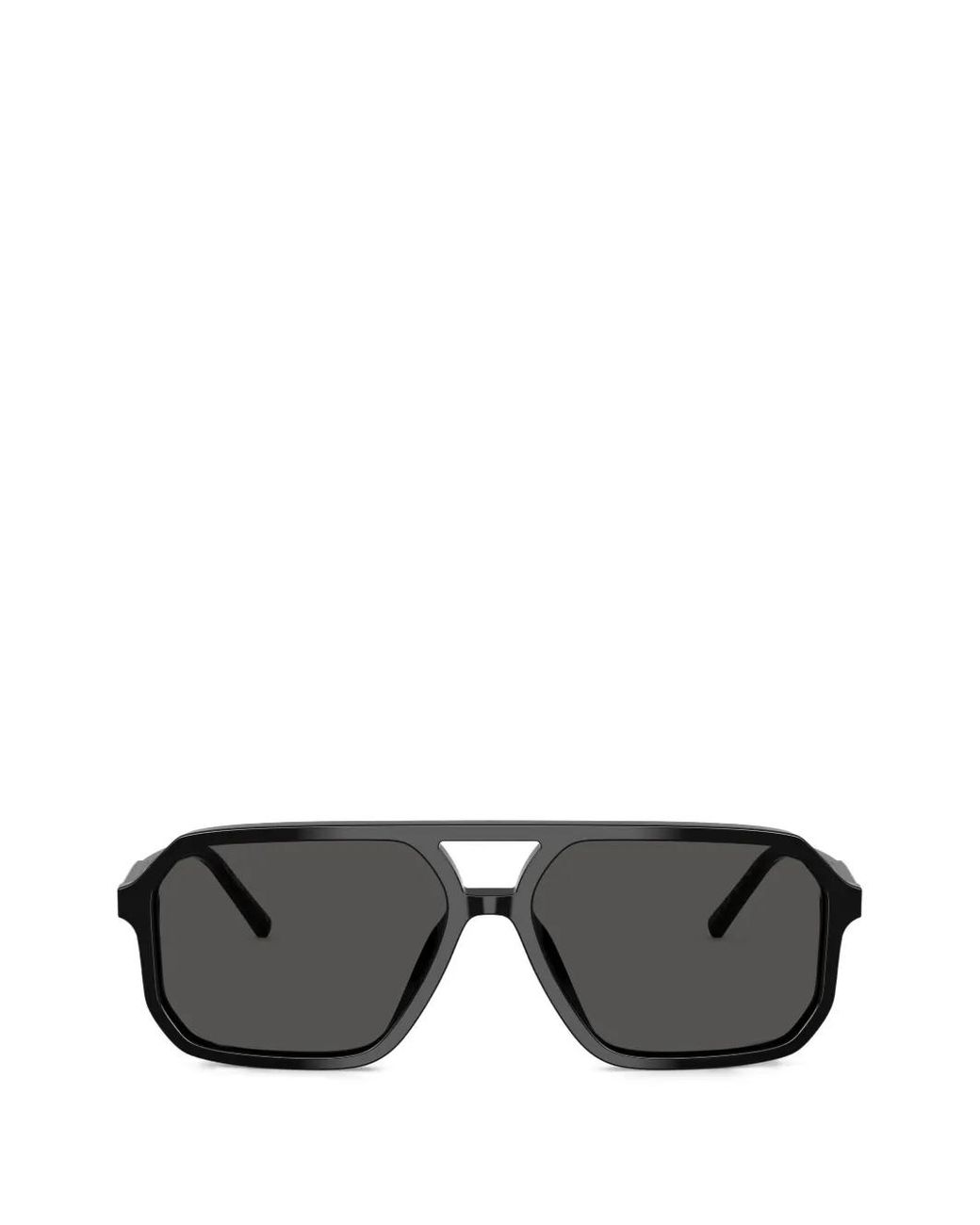 Dolce & Gabbana Black Lunettes De Soleil À Monture Pilote