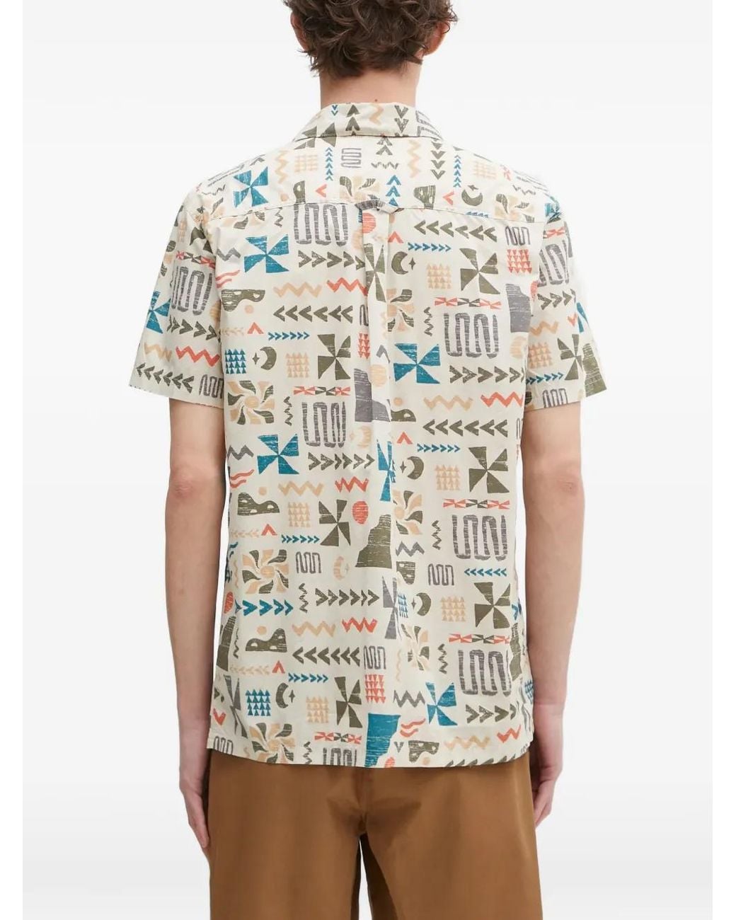 Columbia Natural Pine Canyon Patterned Short-Sleeve Shirt for men