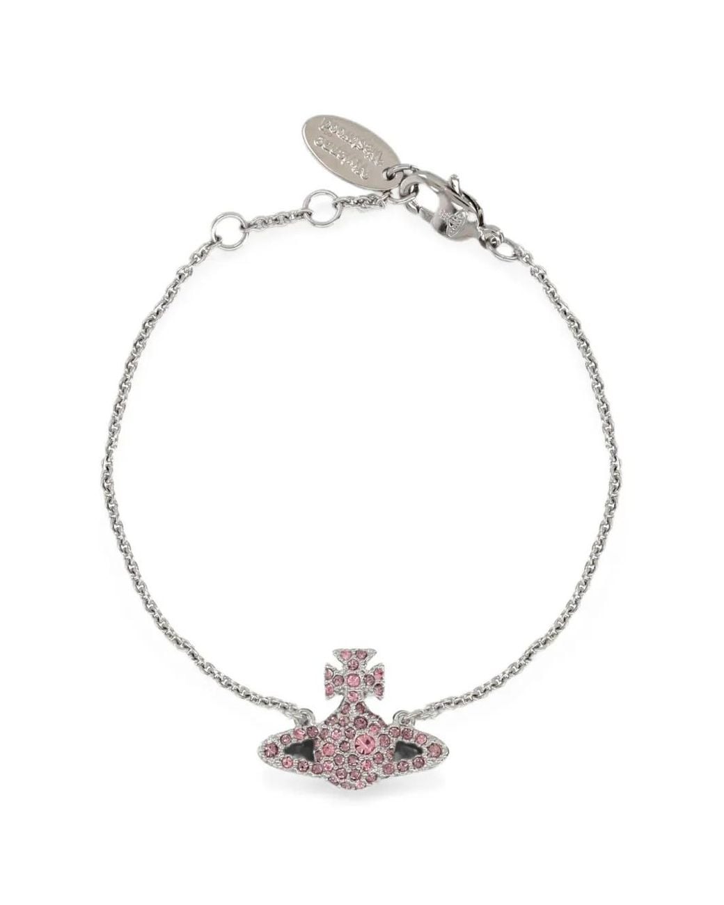 Vivienne Westwood Metallic Orb Crystal-Embellished Bracelet