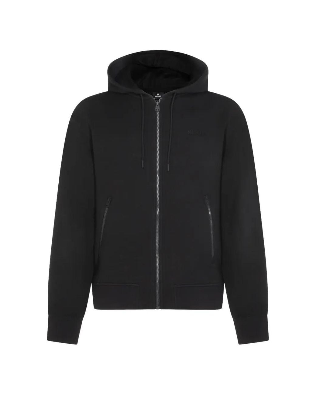 Mackage Black Hoodie À Fermeture Zippée for men