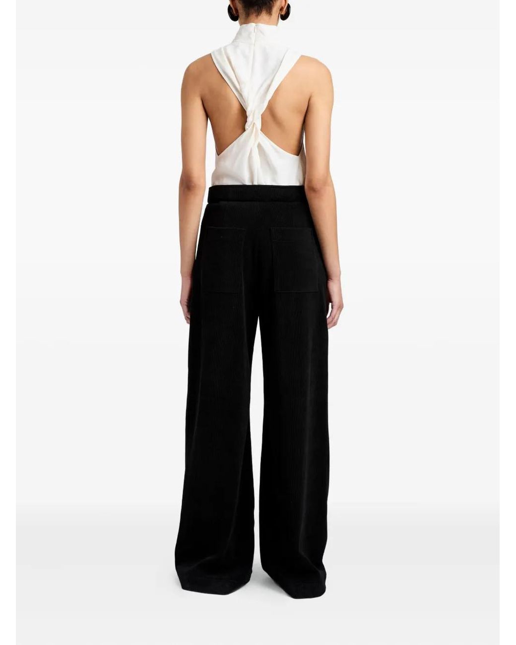 Proenza Schouler White Taryn Jacquard Twisted Top