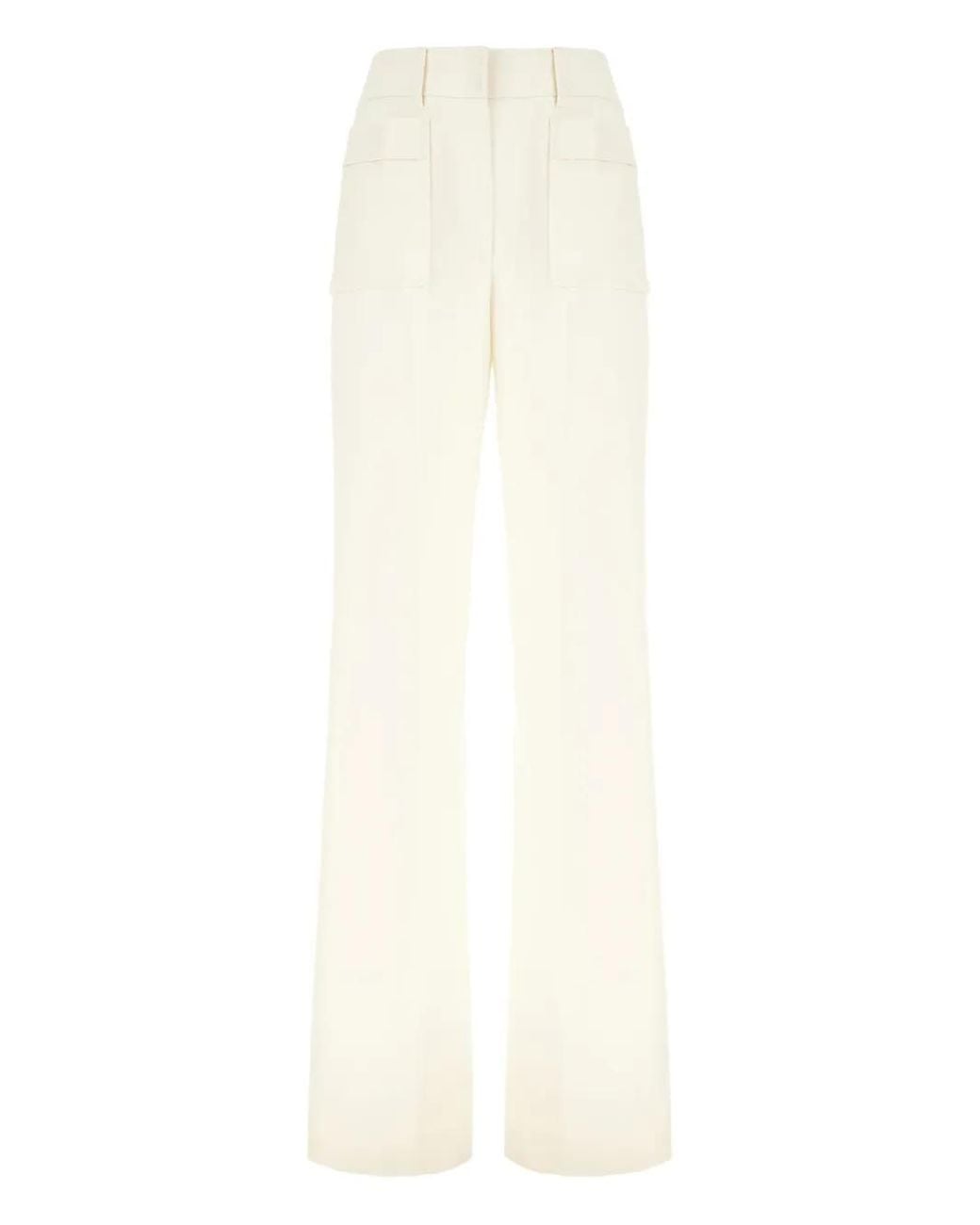 Seafarer White Patch-Pocket Trousers