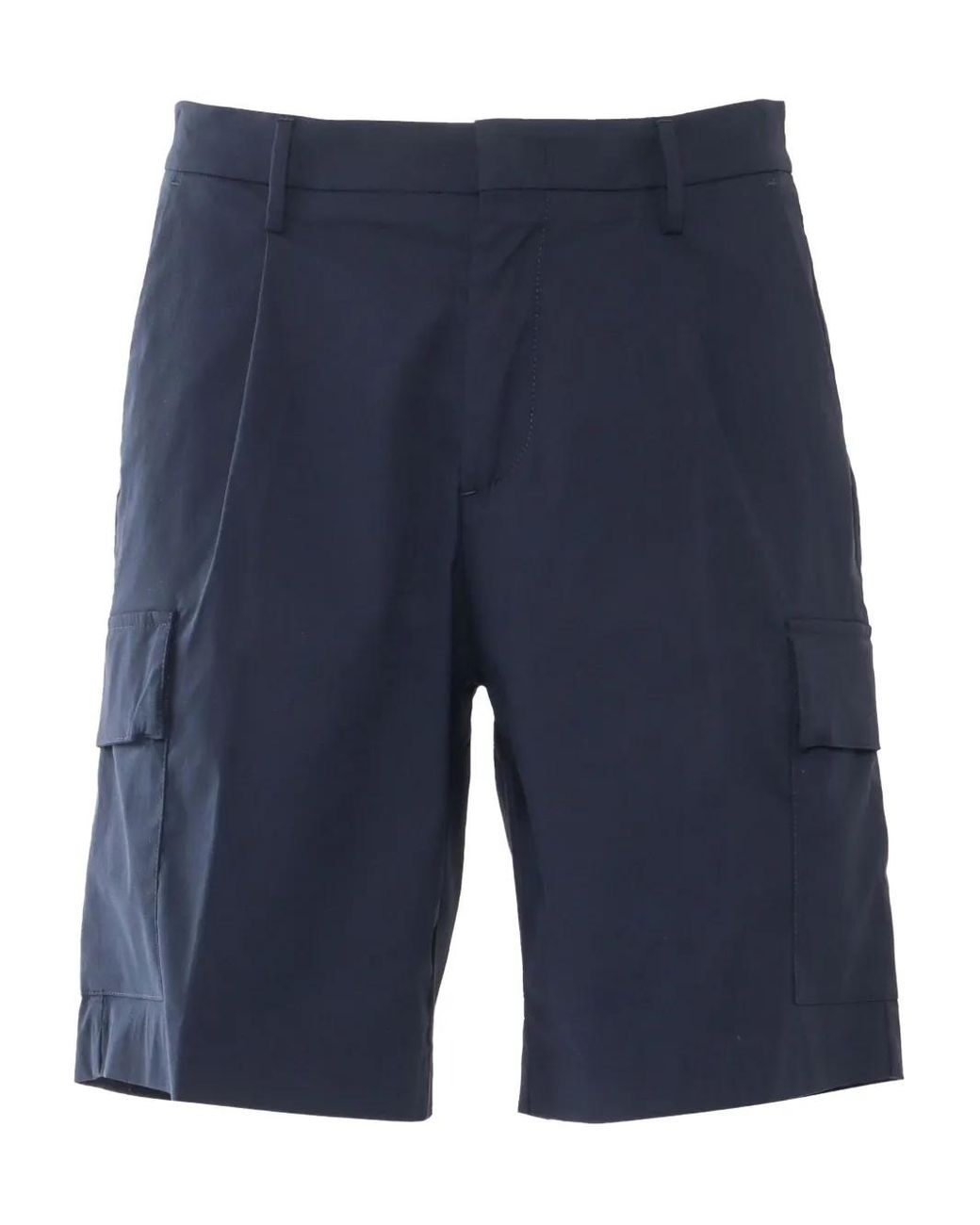 K-Way Blue Serje Cargo Shorts for men