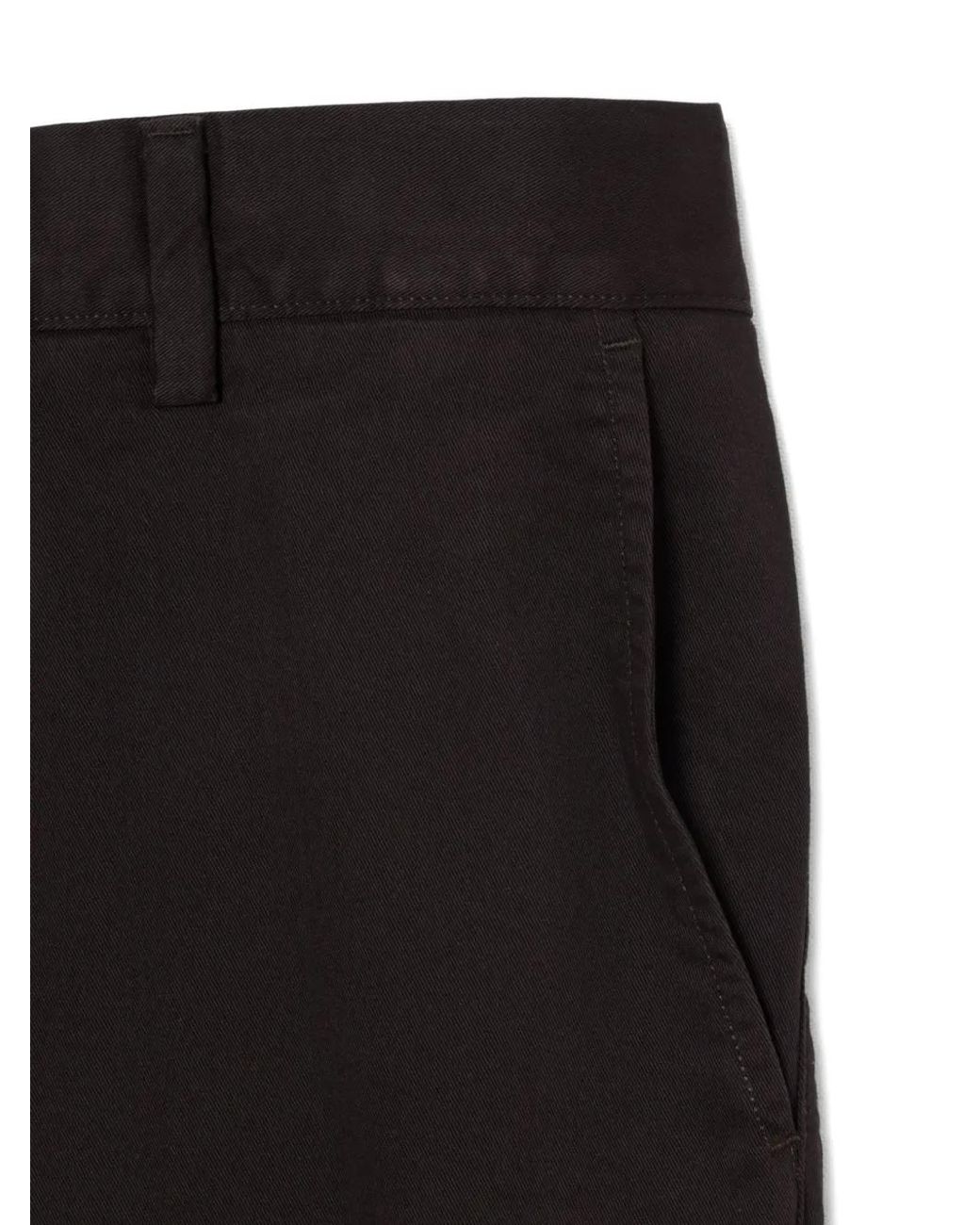 Lacoste Black Pantalon Chino Boutonné for men