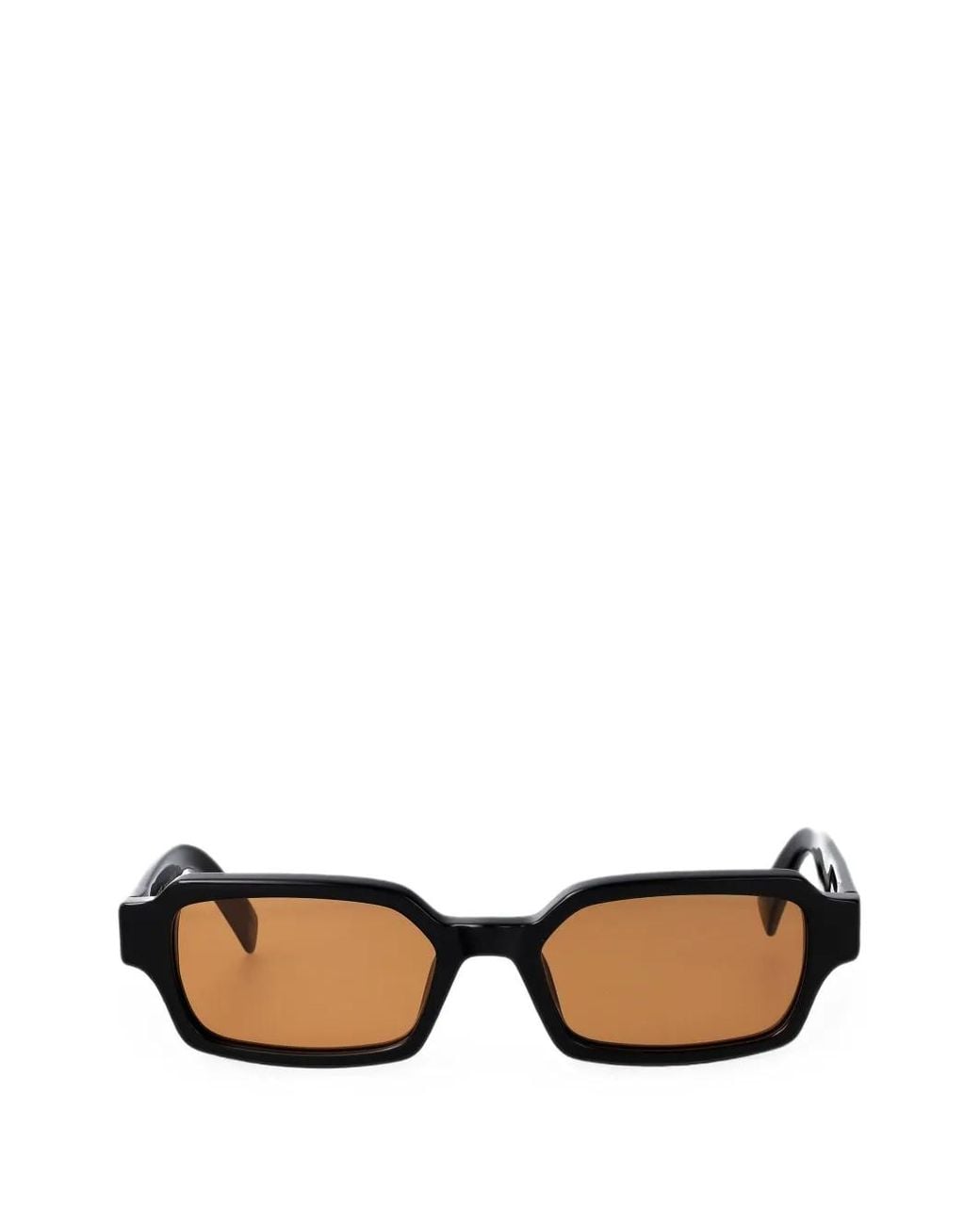 Retrosuperfuture Black Lunettes De Soleil Carino À Monture Rectangulaire