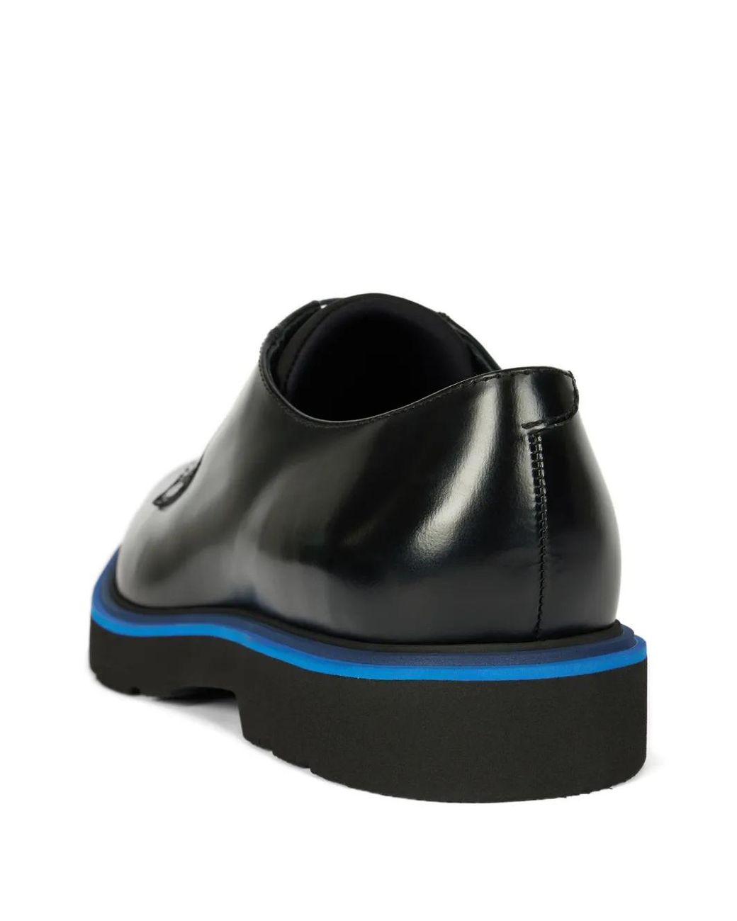 Paul Smith Black Derbies Lacées À Plateforme for men