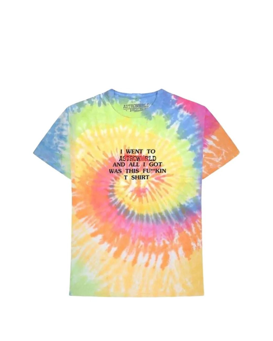 Travis Scott Gray Lollapalooza I Went To Astroworld T-Shirt for men