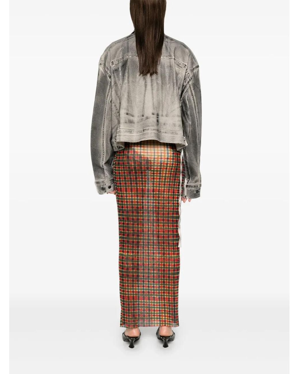 OTTOLINGER Gray Layered Denim Jacket
