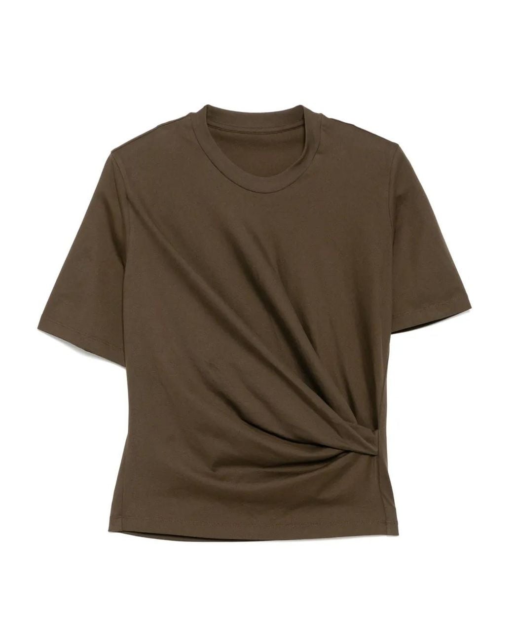 JNBY Green Pleated T-Shirt