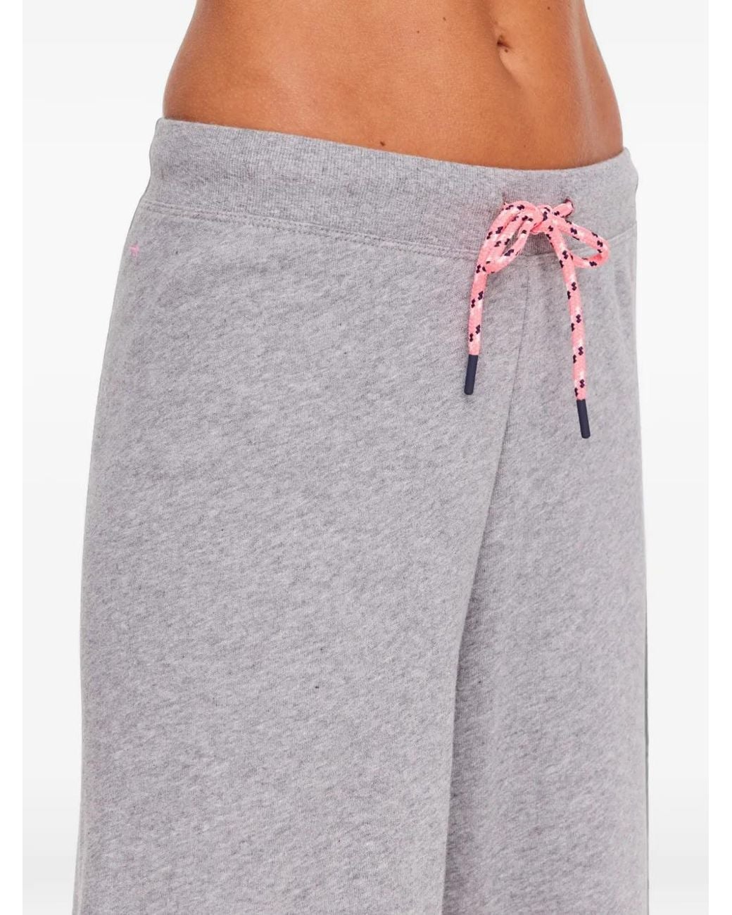 The Upside Gray Sandy Wide-Leg Track Pants