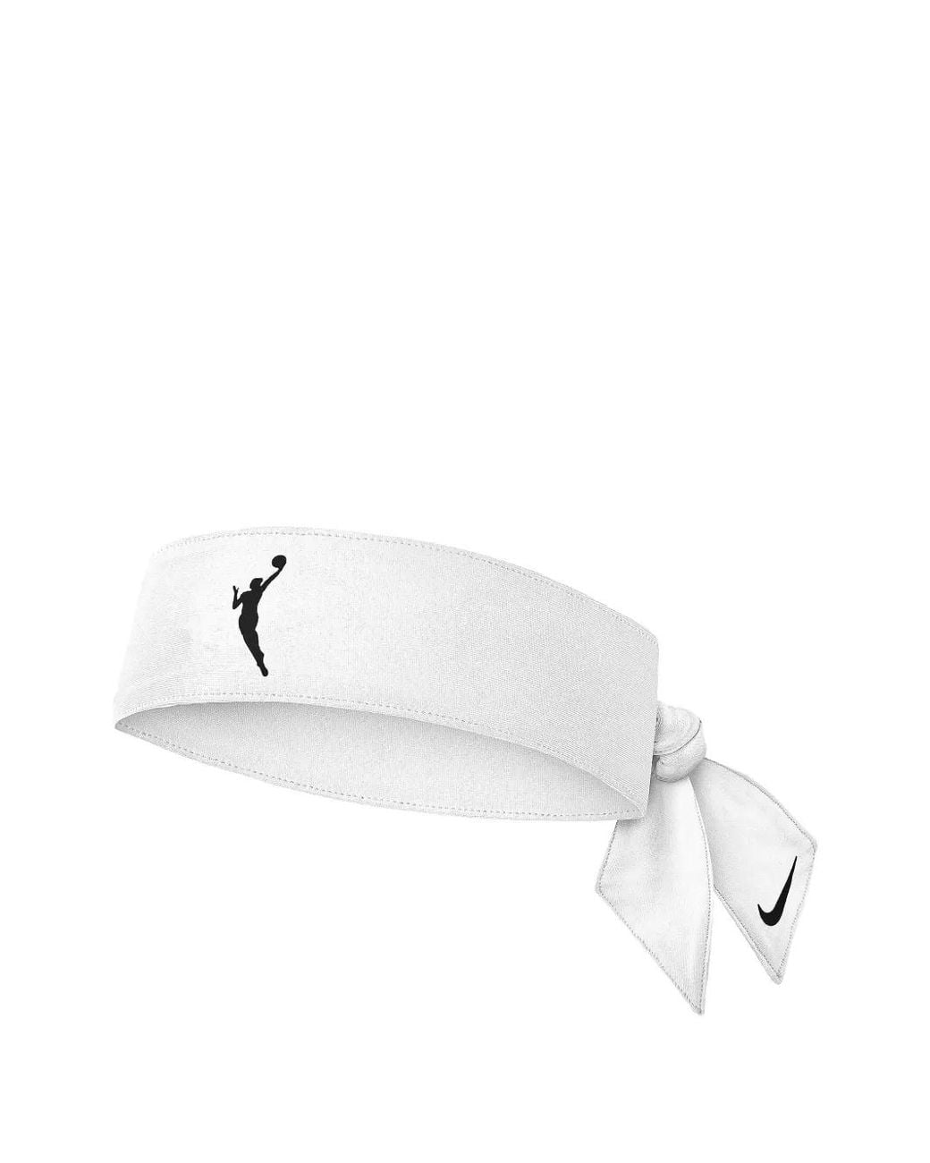 Nike White Bandeau À Nouer Wnba À Logo Imprimé