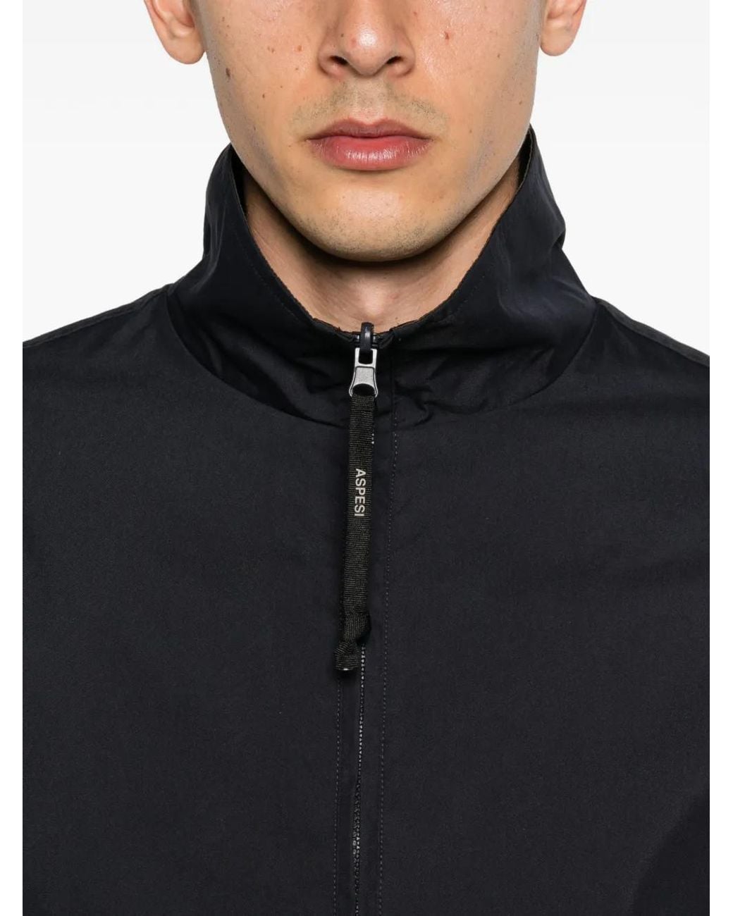 Giacca Reversibile Con Zip di Aspesi in Black da Uomo