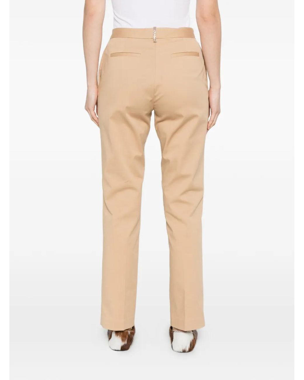 Fabiana Filippi White Pressed-Stud Trousers