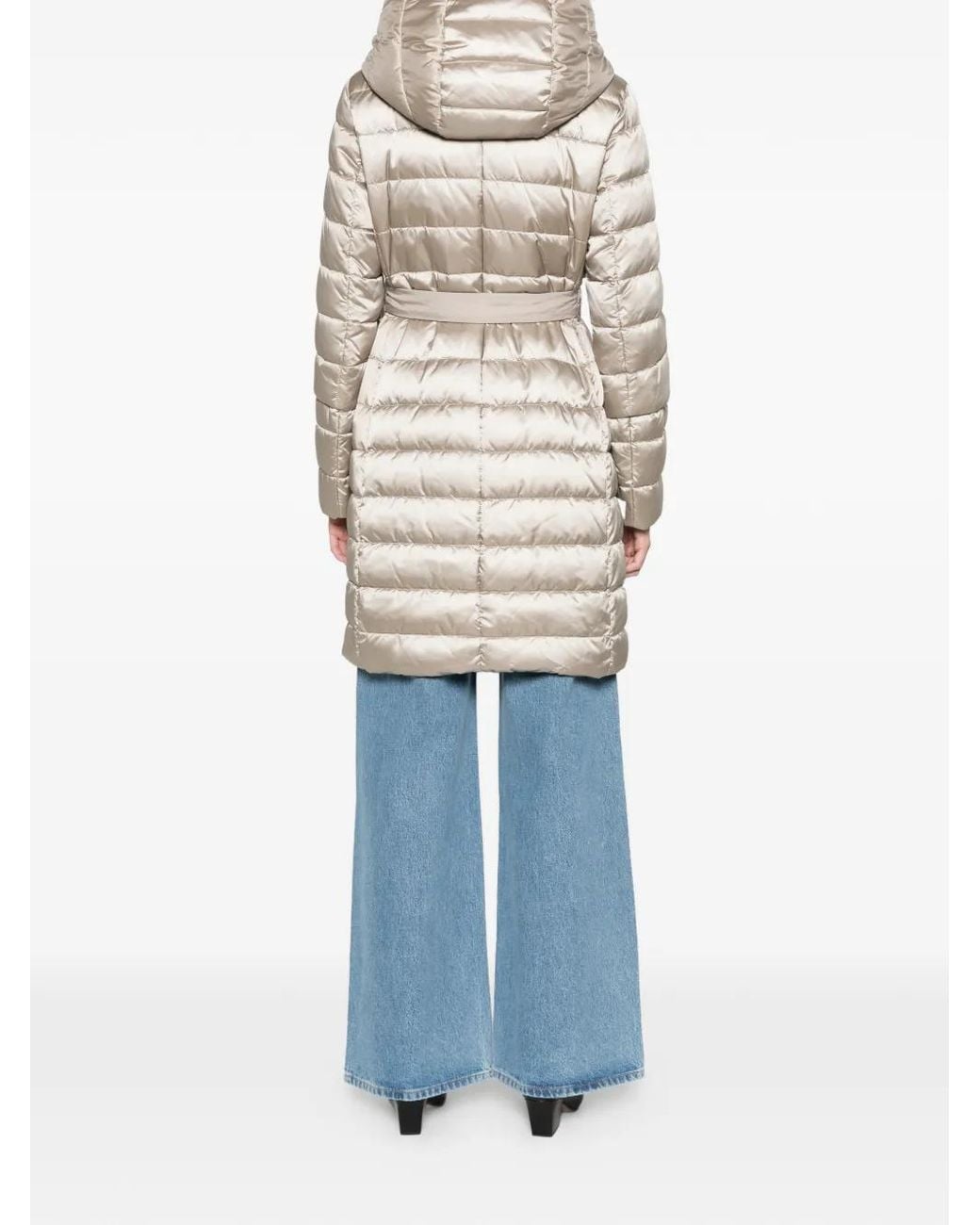 Max Mara White Reversible Down Jacket