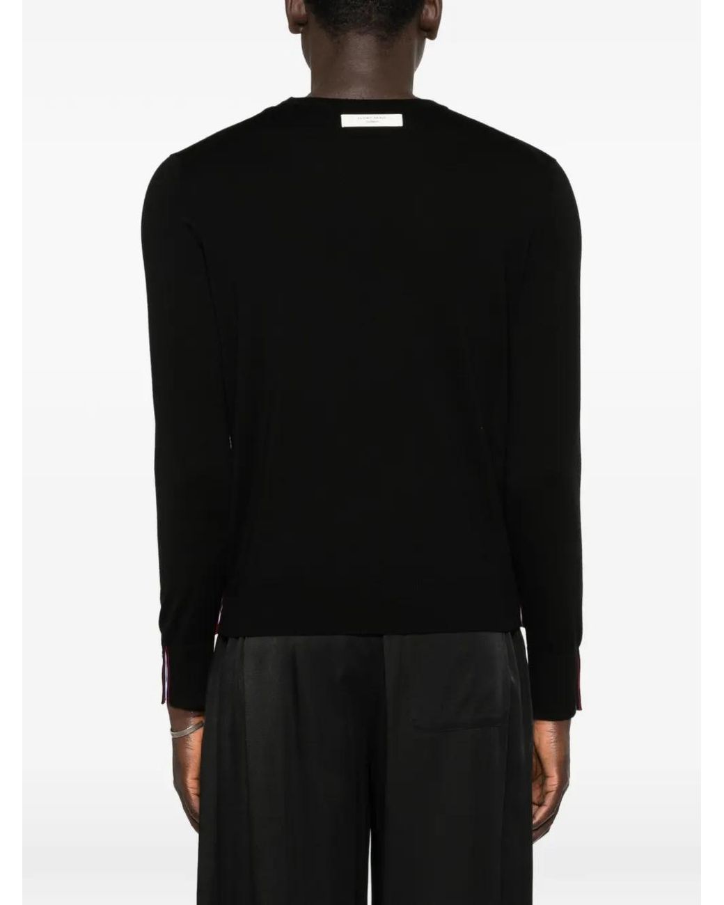 IVORY PARIS Black Pull À Col Rond for men