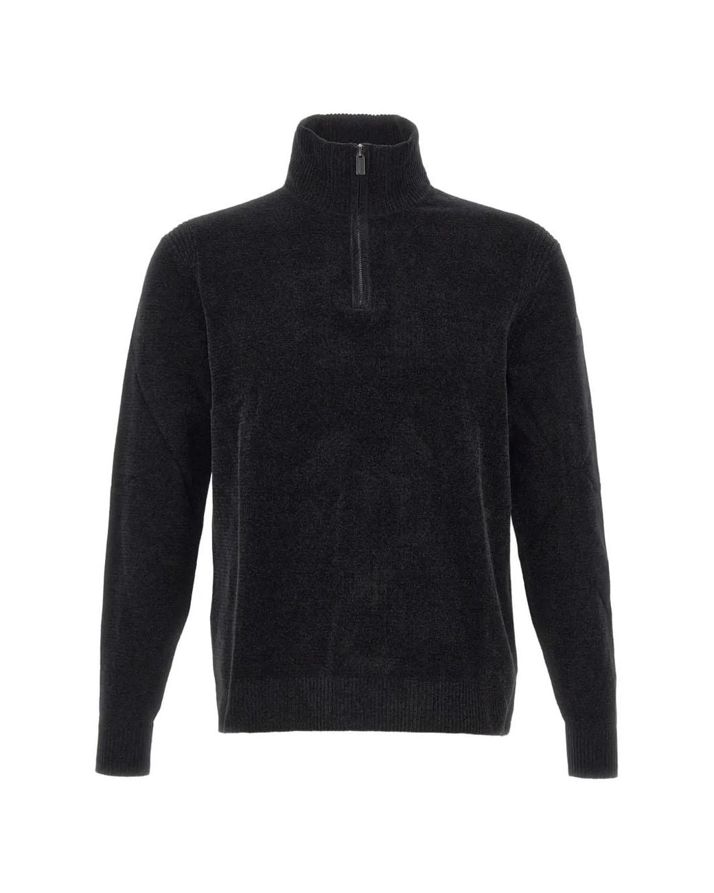 Rrd Blue Half-Zip Chenille Sweater for men
